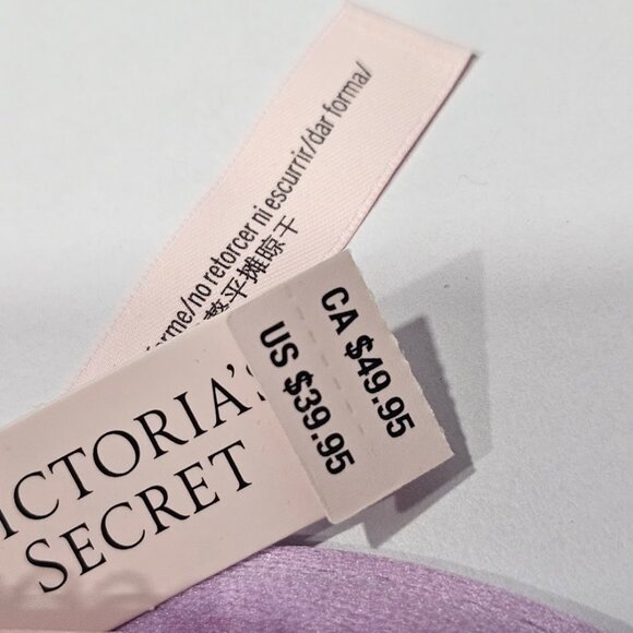 Victoria’s Secret Tease Lace-Trim Unlined Demi Bra - Picture 7 of 8